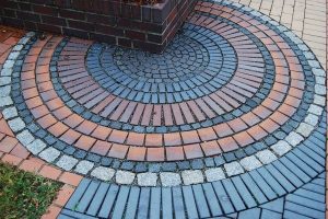 Circular patterns paving sandton